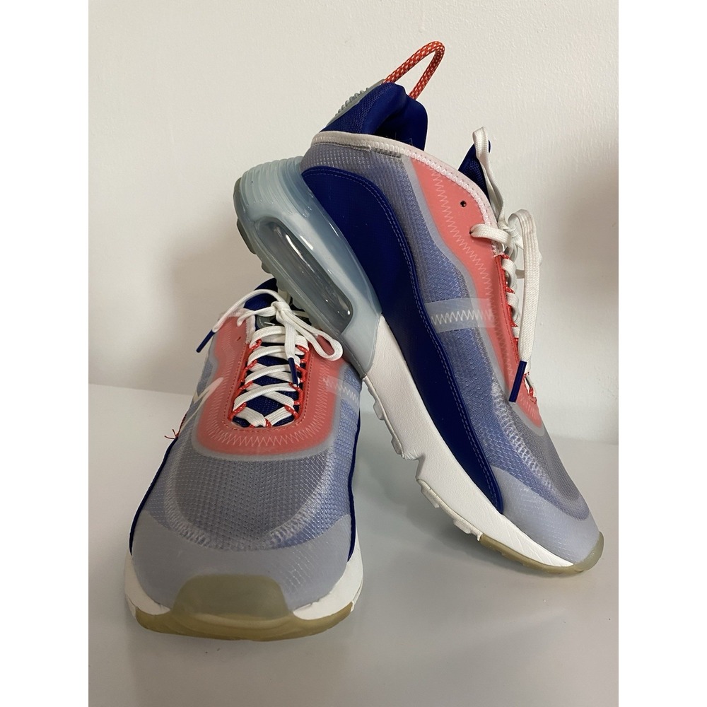 Nike Air Max 2090 Blue Chile Red White Mens Shoes Size 9.5